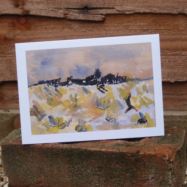 View from Prospect Cottage greetings card