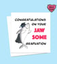 Funny Shark Graduation card, Congratulations Card, Humorous Shark Card - Image 5