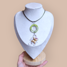 Butterfly Resin Pendant Necklace 