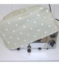Toaster Cover Polka Dots Dualit 4 Slice Toaster Dust Cover NOT PADDED Green