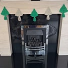 Macrame Christmas Tree Garland
