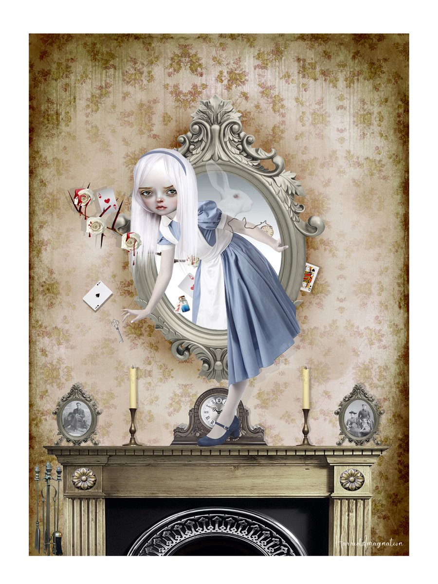 Wonderland Art Print - Through The Looking Glass