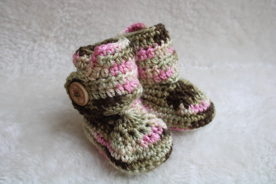 Camo baby boots store