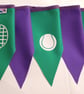 Tennis Bunting: Printed Racket & Ball Flags - Made in England - Image 5