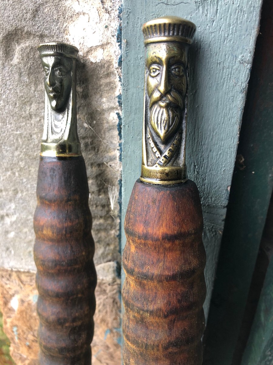 King and Queen Staffs as a pair