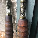 King and Queen Staffs as a pair