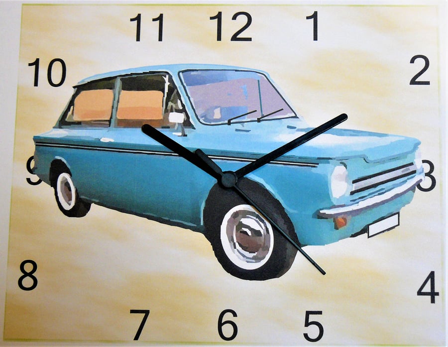 hillma n  IMP wall hanging clock IMP cars