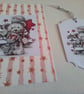 Card and gift tag. Birthday card. Fathers day card. Ref 446