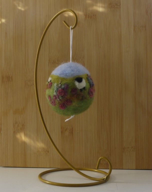 Needle Felted handmade Summer Days ornament