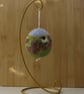 Needle Felted handmade Summer Days ornament