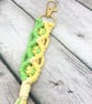 Macrame Keyring & Card Gift Set - Frog on a log - Image 4