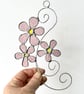Stained Glass Cherry Blossom - Handmade Hanging Window Decoration - Image 5