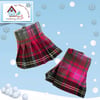 Reserved for Sue - Cerise and Grey Tartan Kilt