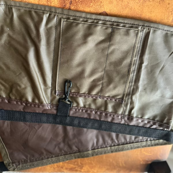 wax cotton work tool pouch