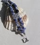 Blue Sodalite Gemstone Chunky Chakra Beaded Bracelet "Harmony" - Image 4