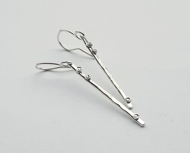 HANDMADE Sterling Silver DANGLE EARRINGS 