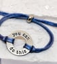 YOU CAN DO THIS Hand Stamped Pewter Bracelet - Image 4