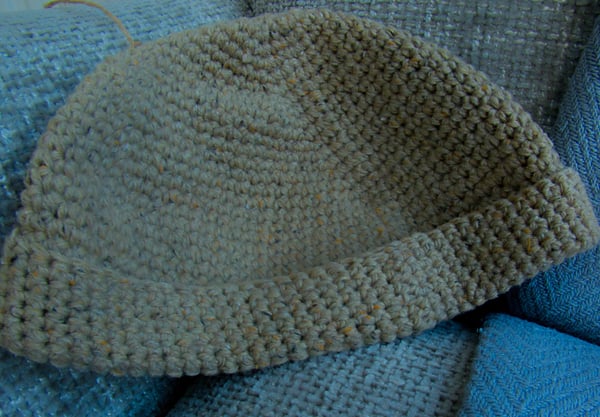 Crochet Winter Hat- Beige