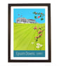 Epsom Downs, Surrey white frame - Image 2