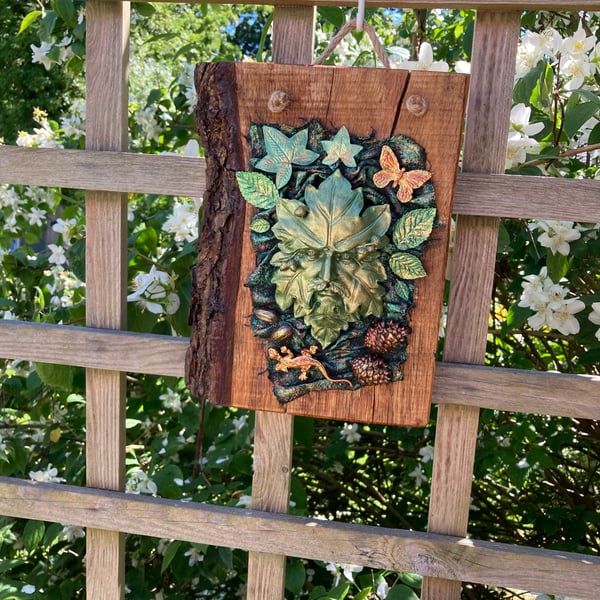 Green Man Hanging
