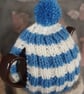 Vegan Small Tea Cosy for 2 Cup Tea Pot, Cornish Style, Hand Knitted - Image 3