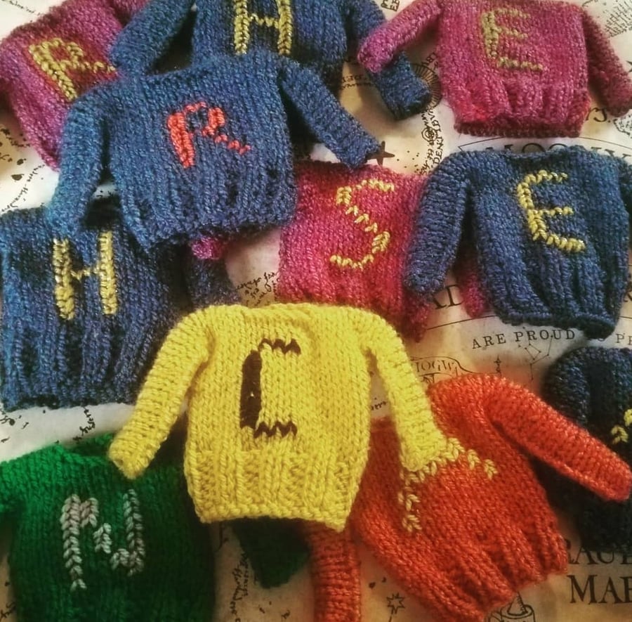 Weasley inspired mini jumper decoration , Harry Potter Inspired, 