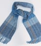 Handwoven waffle texture scarf
