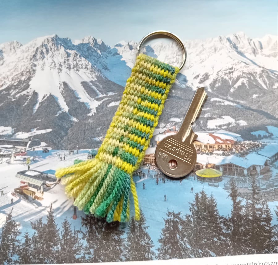 Handwoven keyring 