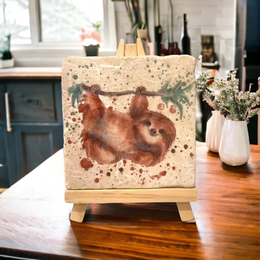 Sloth 'Shelfie' Tile