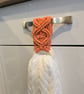 Macrame Tea Towel Holder, Boho Kitchen accessories  - Image 5