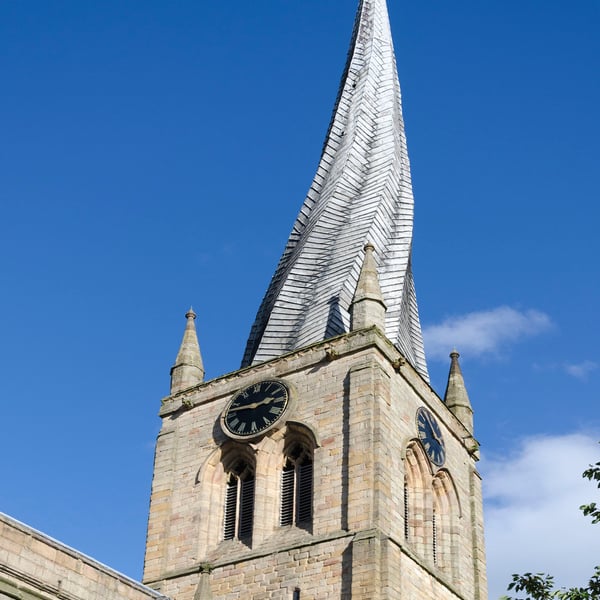 The twisted spire of Chesterfield church