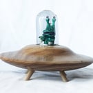 Flying Saucer with Alien pilot