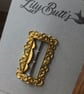 Vintage Gold Buckle 35 x 60 mm - Image 3