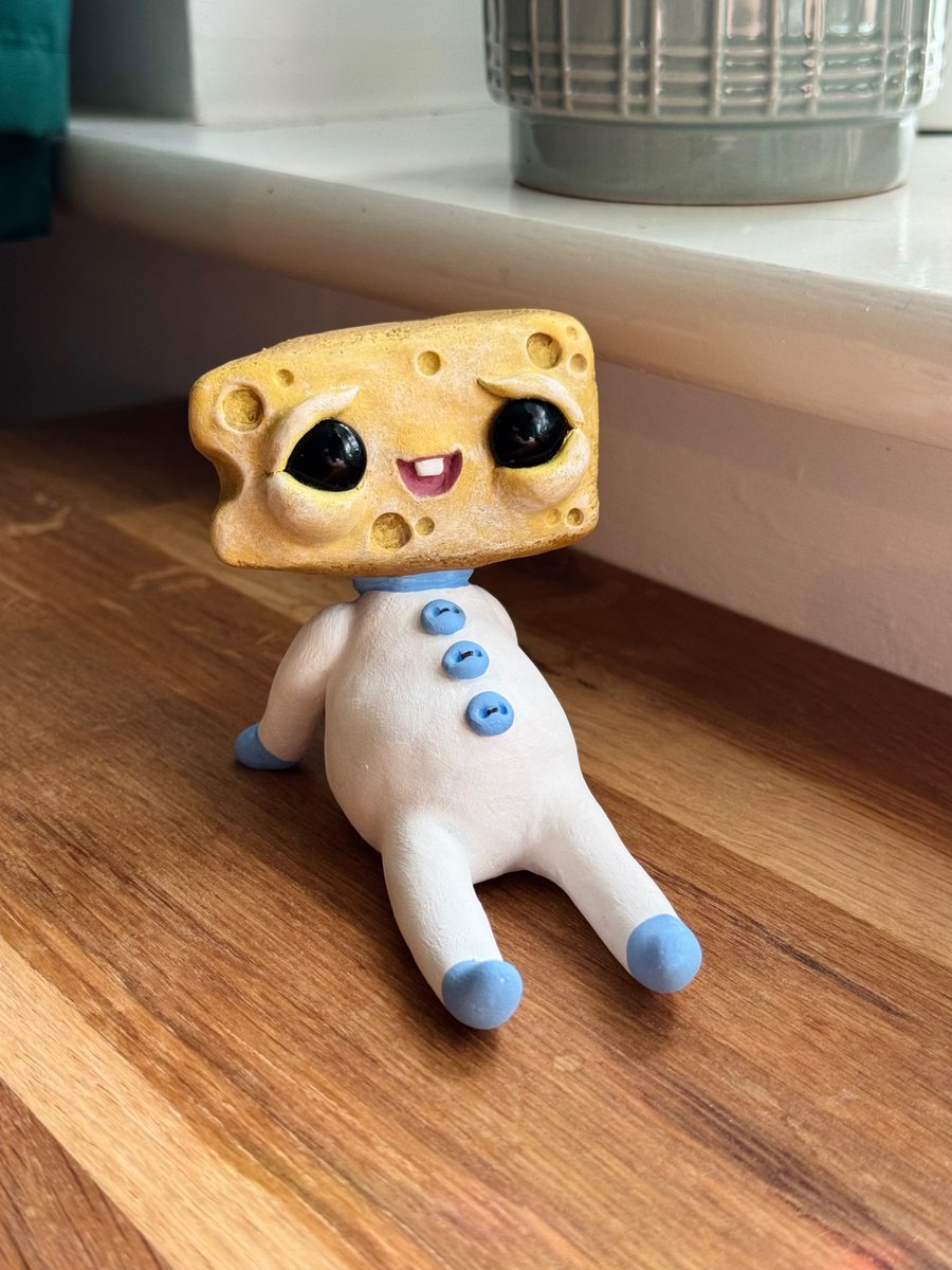 Cheese Emmental Cute Quirky Gift Figurine 