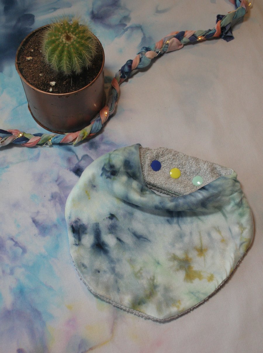 Soft Bamboo Ice Dye Baby Bib