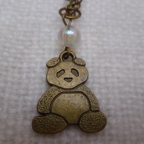 Bronze Panda Pendant 3