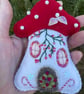 Christmas Candy Cane Toadstool Cottage  - Image 3