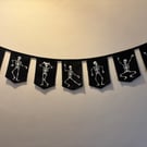 Dancing Skeleton Bunting