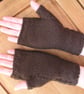 Hand knitted ladies fingerless gloves wrist warmers - Image 2