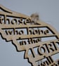 'Laser Tweet' - Isaiah 40 (wood, 18cm) - Image 2