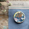 Handmade Ceramic Artisan Brooch