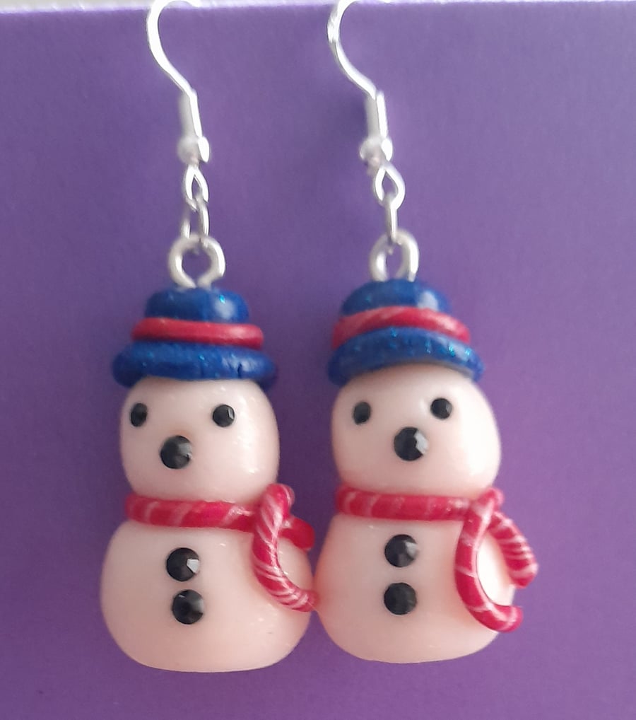 Snowmen earrings