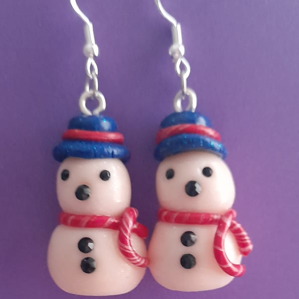 Snowmen earrings