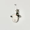 'Herdwick Sheep with Holly' - Hanging Decoration