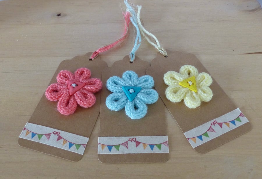French Knitted Gift Tags