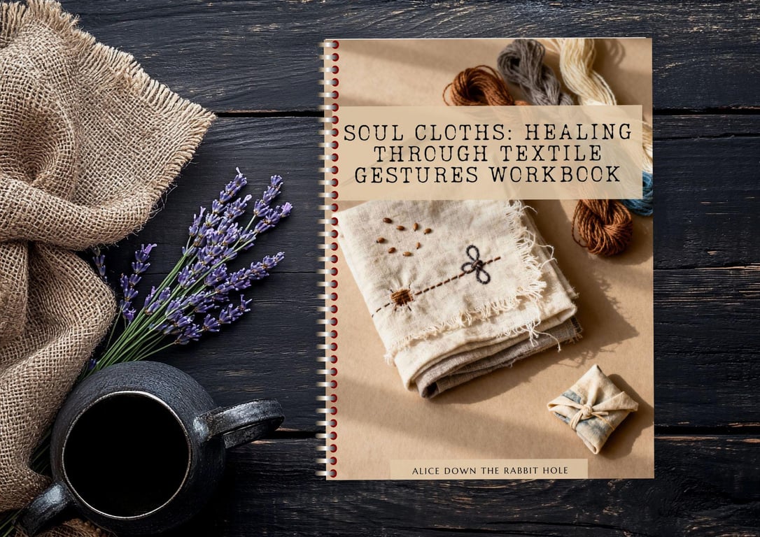 Soul Cloths: Healing Through Textile Gestures, Slow Stitching Workbook 
