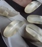 Unusual Polyester toggle Buttons 35mm x 14mm and 37mm x 18mm - Image 2