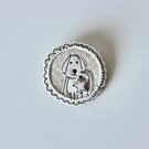 'Doggy 5' - Handmade Brooch