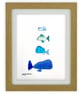 Shoal of Fish - Sea Glass Picture - Framed Unique Handmade - Sea Glass Art - Image 5