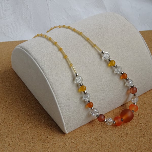 Glass Bead Necklace